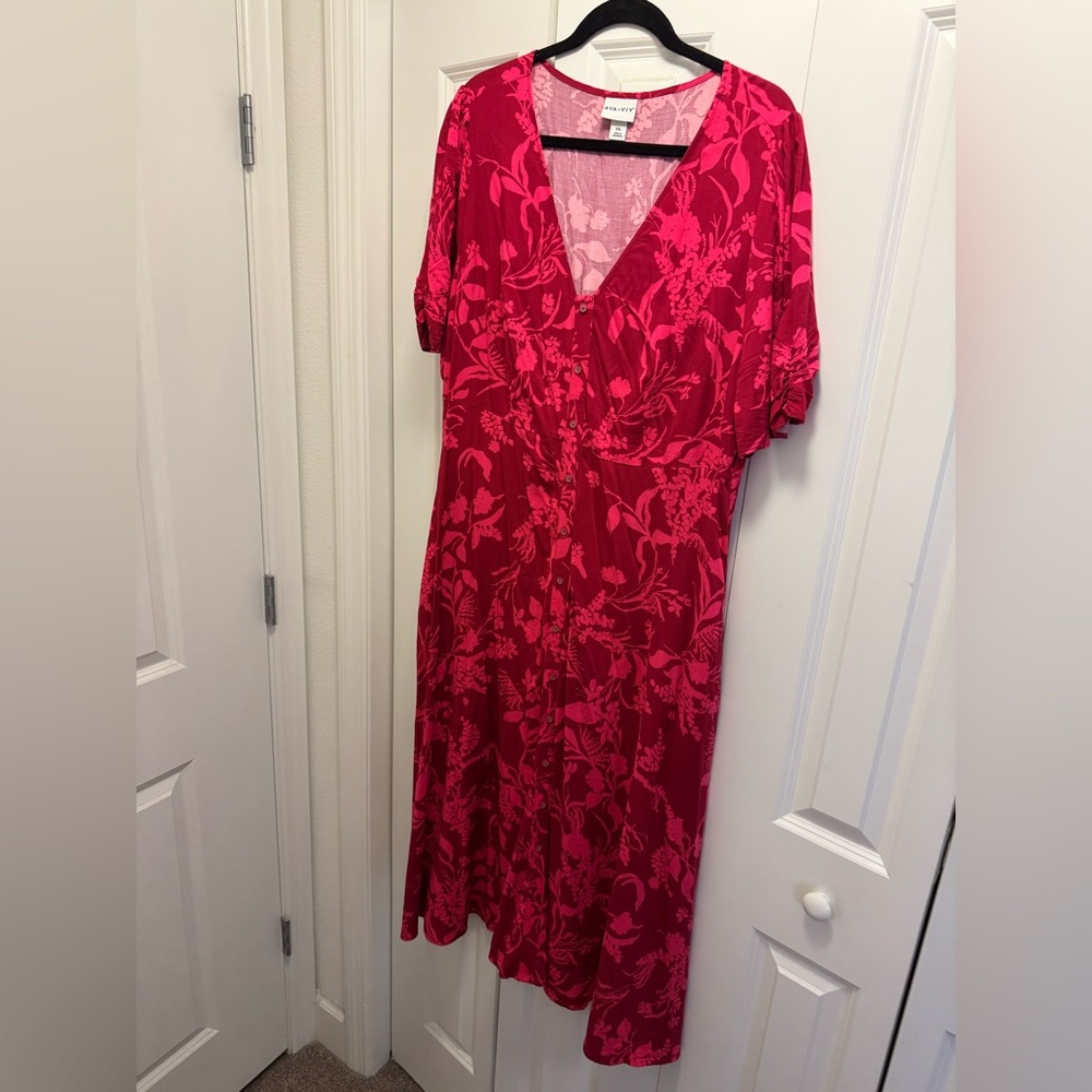 Ava & Viv A-Line Midi Dress